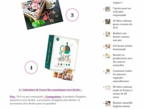 Sois bio et bats toi - calendrier