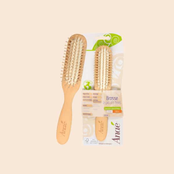 Brosse à cheveux en bois de hêtre