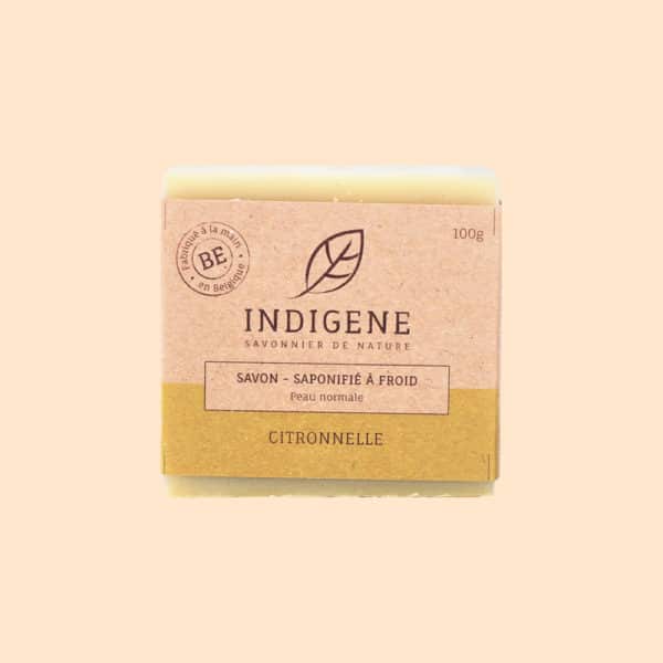 Savon à froid à la citronnelle Indigène